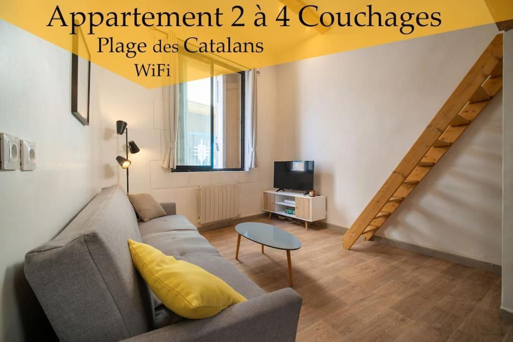 Appartement Tout Equipe Proche De La Plage 2 A 4 Couchages Marseille Extérieur photo